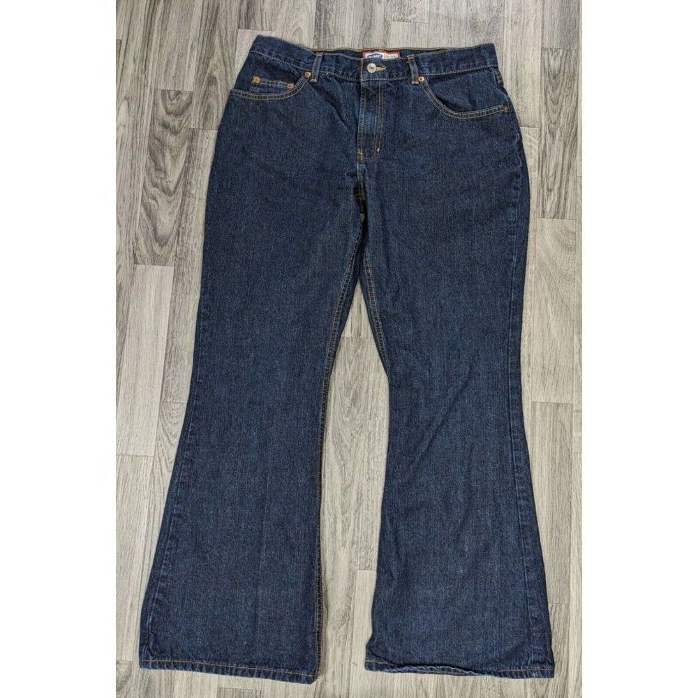 Old Navy Womens Size 14 Cotton Bootcut Pockets‎ Denim Blue Jeans